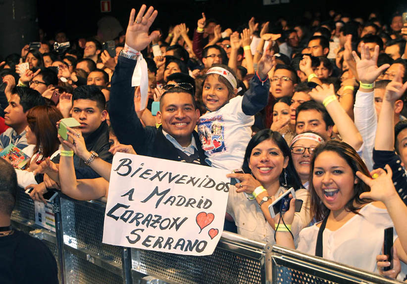 Corazon Serrano en Madrid, público
