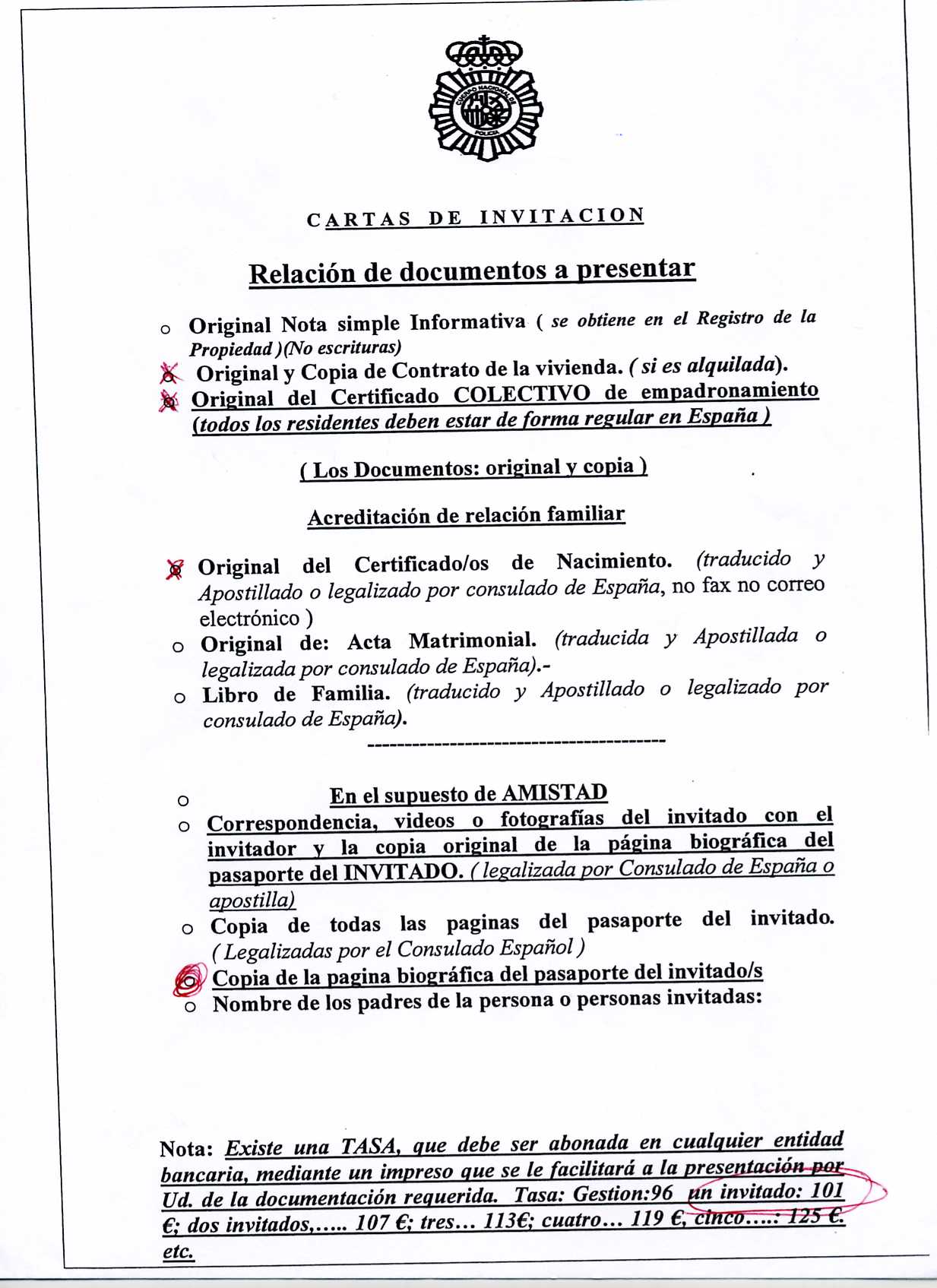 Las cartas de invitación a extranjeros se volvieron un negocio