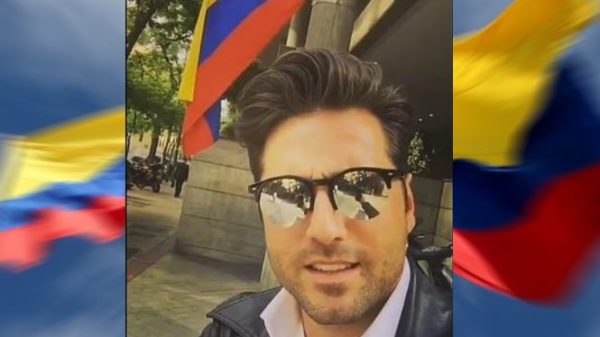 David Bustamante confunde la bandera colombiana con la venezolana y revoluciona Twitter