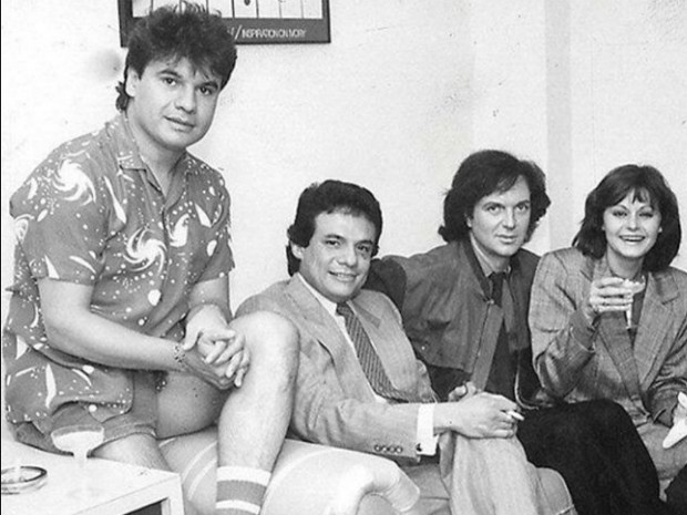 La imagen histórica de Juan Gabriel, José José, Rocío Durcal y Camilo Sesto