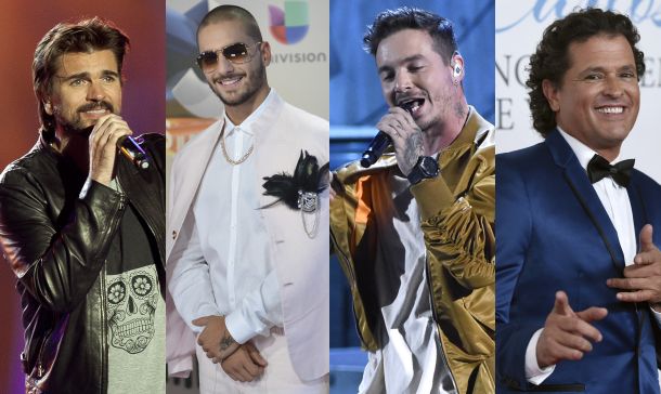 Los colombianos Juanes, J Balvin, Carlos Vives y Maluma, se toman los Premios 40 Principales