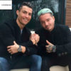 J Balvin presentó a su parcero Cristiano Ronaldo