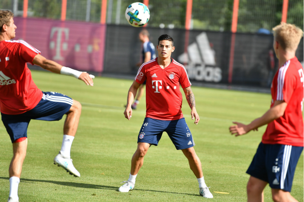 James Rodríguez recuperó la sonrisa en el Bayern de Múnich