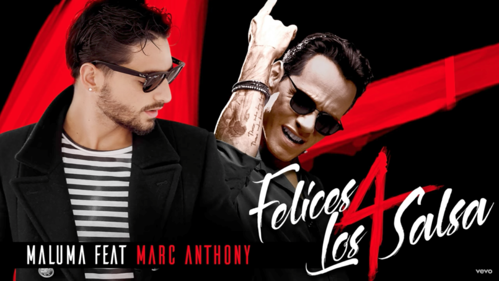 Maluma y Marc Anthony estrenaron ‘Felices los cuatro’ en versión salsa