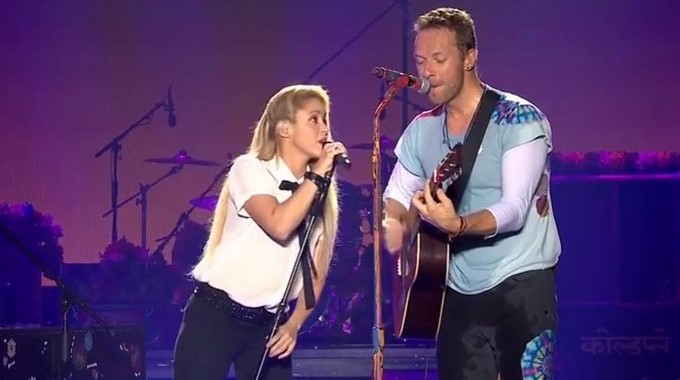 Shakira y Chris Martin cantaron "Chantaje" en el Global Citizen Festival