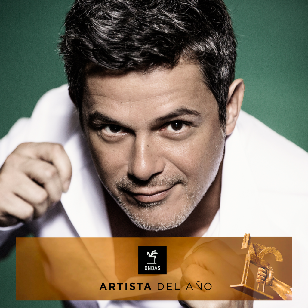 Alejandro Sanz recibe el Premio Ondas como Artista del Año 2017