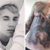 Justin Bieber duró tres días haciéndose un nuevo tatuaje