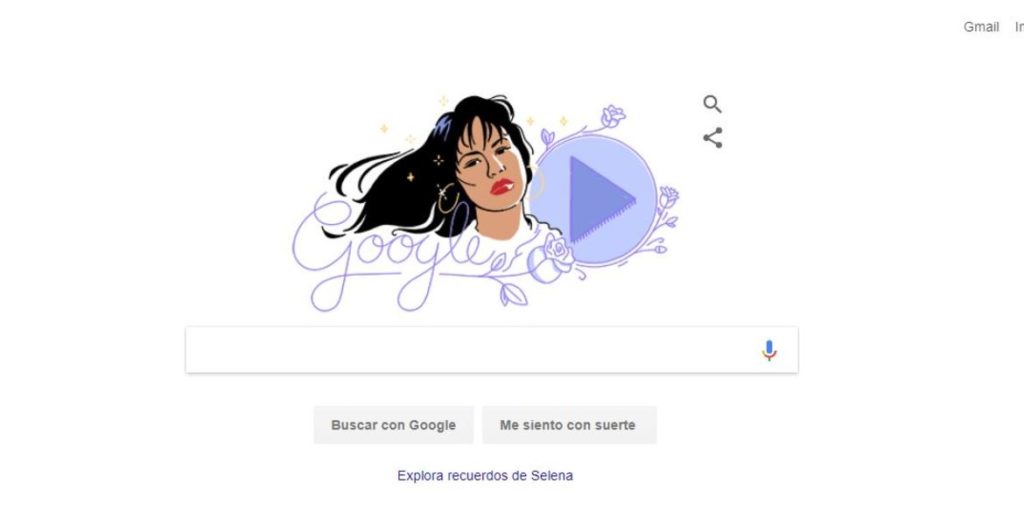 Selena Quintanilla es homenajeada por Google