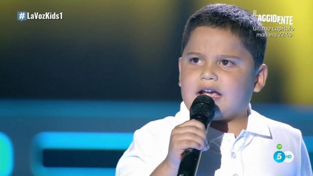 Steven es el niño colombiano que puso en pie al jurado de 'La Voz Kids' España