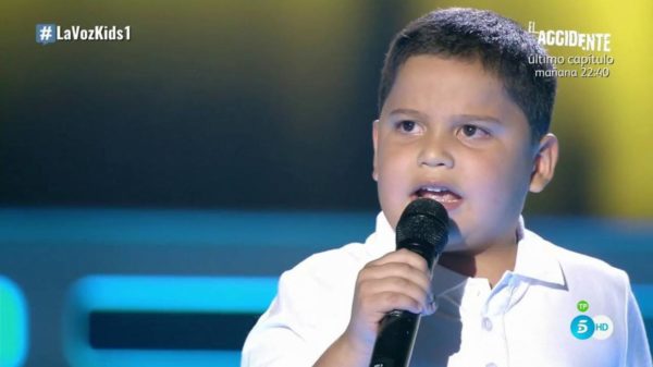 Steven es el niño colombiano que puso en pie al jurado de 'La Voz Kids' España