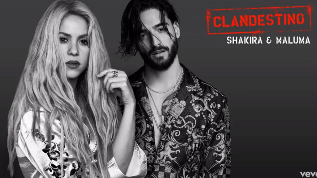 "Clandestino" es lo nuevo de Shakira junto a Maluma
