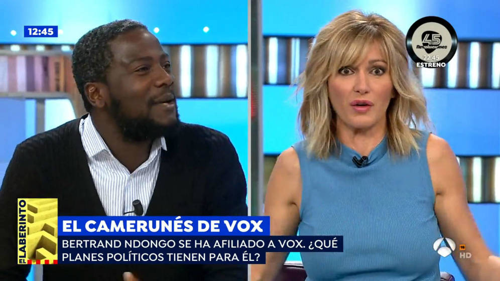 Susanna Griso al 'negro de VOX': "No tienes legitimidad para hablar de Franco"