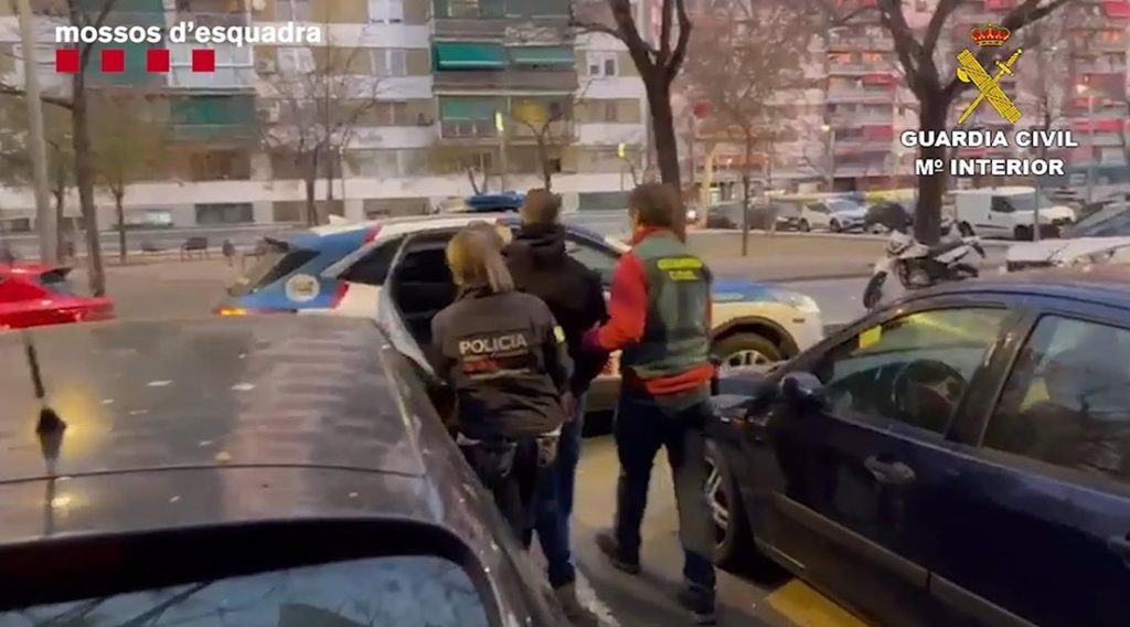 Momento de la detención - GUARDIA CIVIL